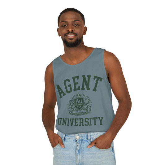 Agent University Tank Top — Collegiate Crest Agent Graphic Tank