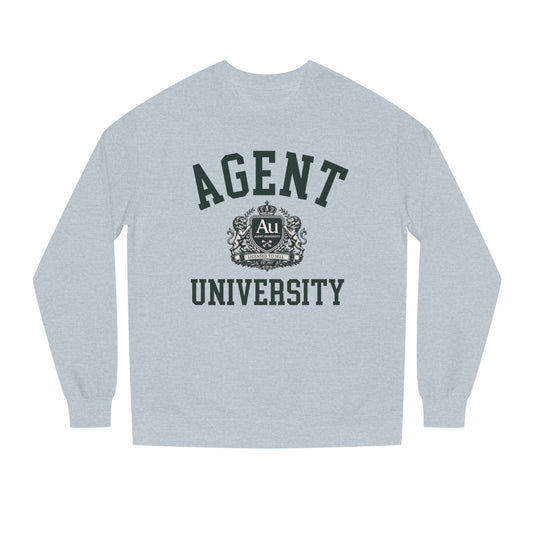 Agent University Crewneck Sweatshirt — Collegiate Crest Design