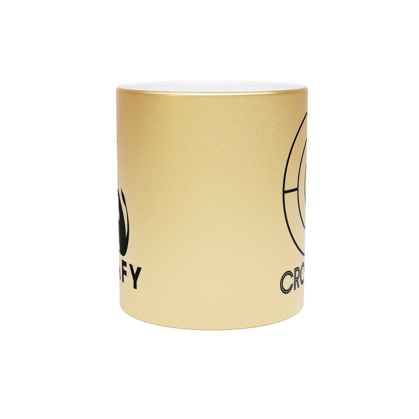 Gold Crokinole Mug