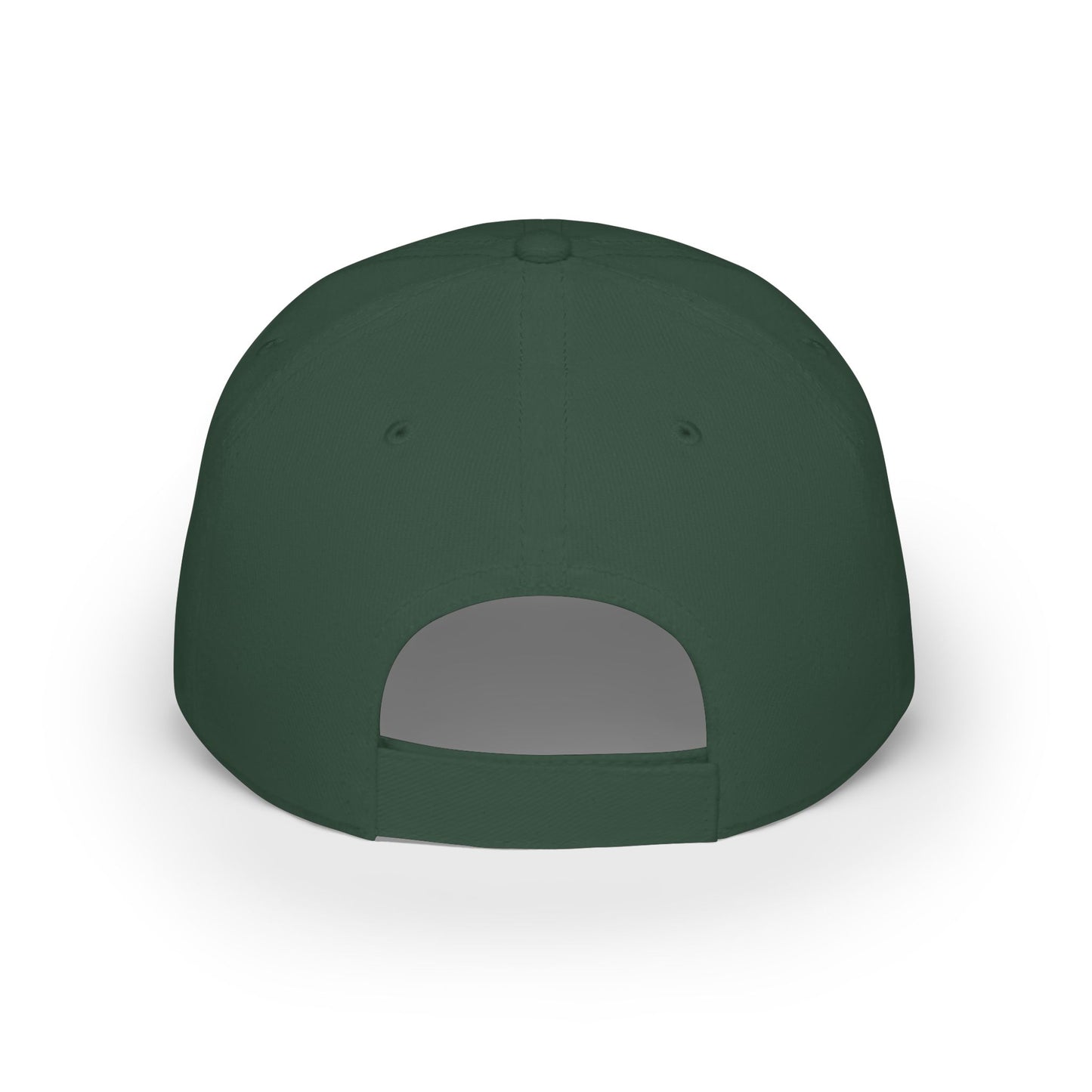 Embroidered Crest Baseball Cap — Green AU Monogram Low-Profile Hat