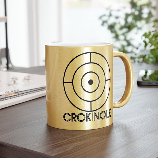 Gold Crokinole Mug