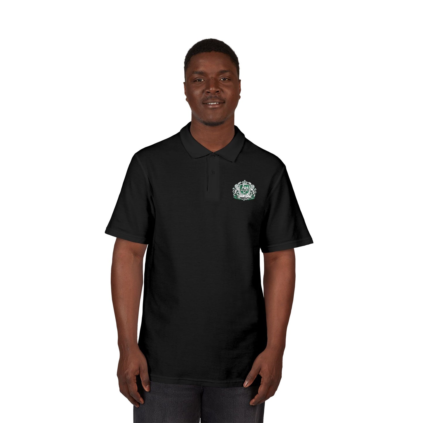 Embroidered Crest Polo Shirt