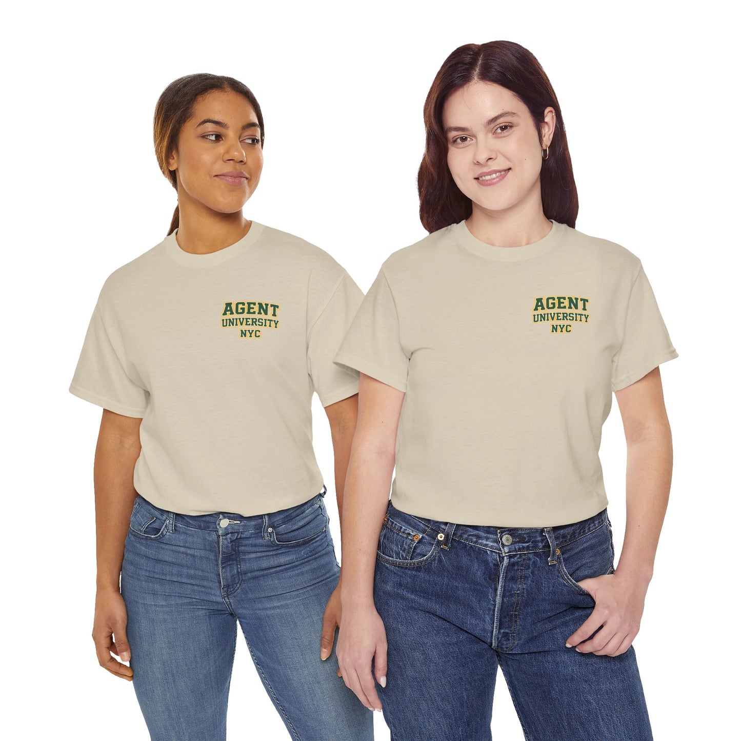 Agent University NYC T-Shirt — 'Au' Crest College Tee