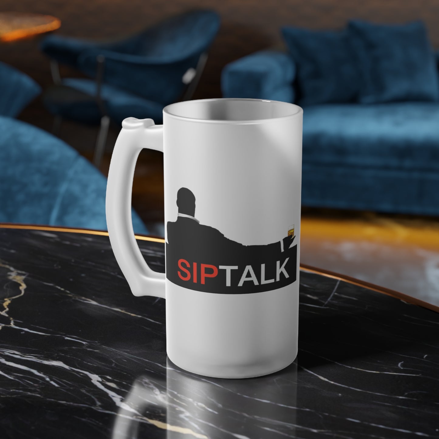 Frosted Glass Beer Mug