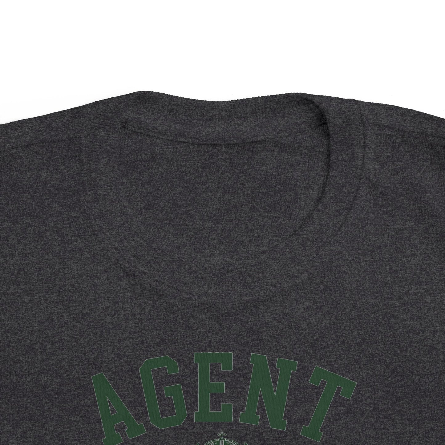 Agent University Toddler Tee – Cute Campus Crest Kids Shirt