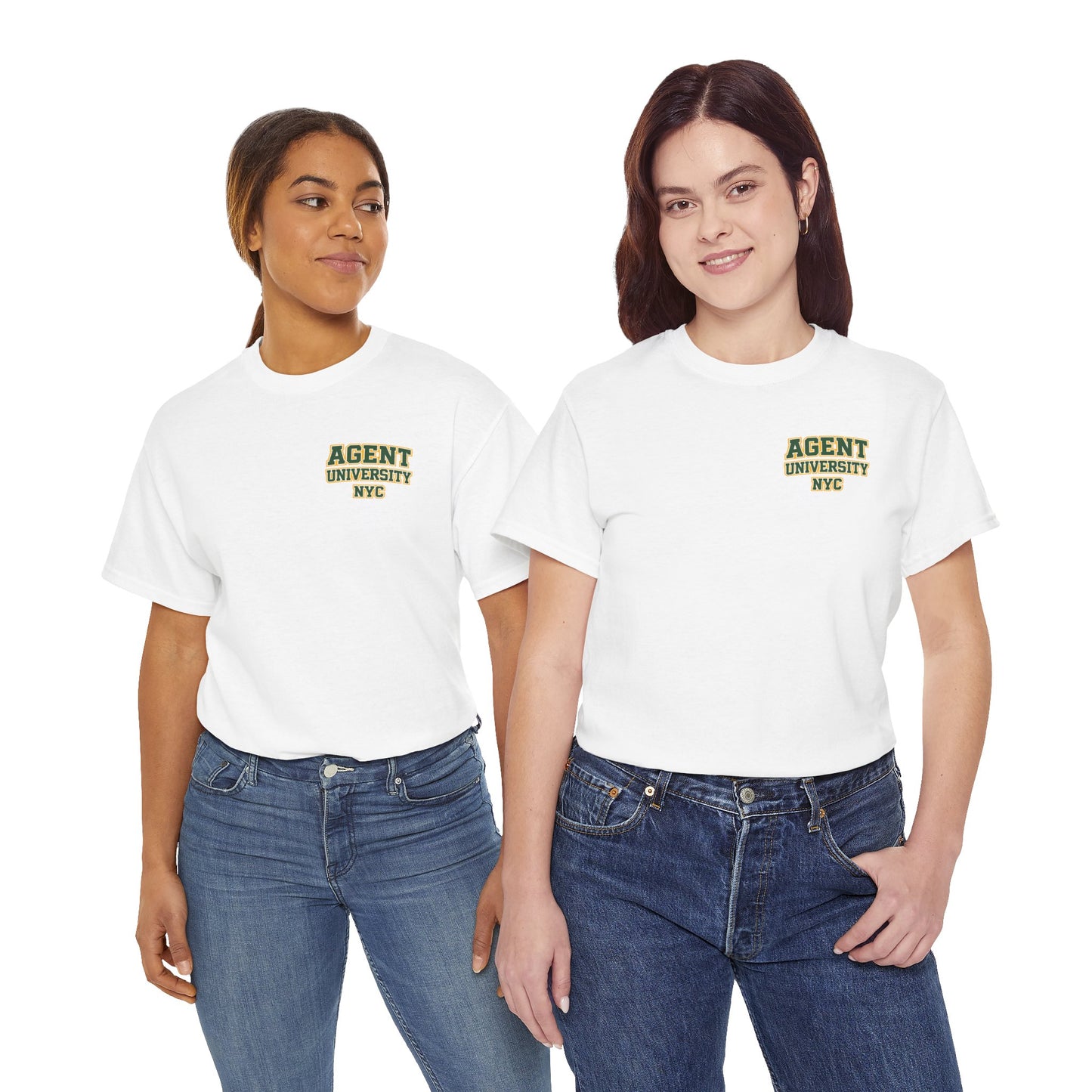 Agent University NYC T-Shirt — 'Au' Crest College Tee